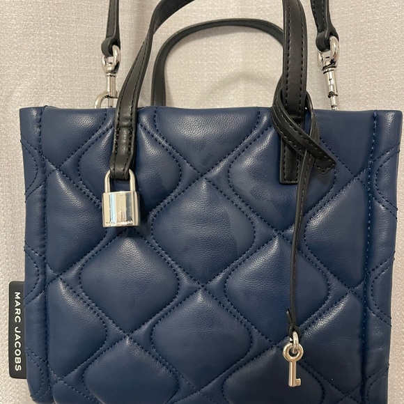 Marc Jacobs Handbags - Marc Jacobs Blue Quilted Women's Bag